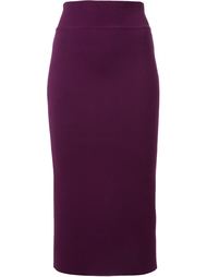 crepe knit slit back skirt Scanlan Theodore