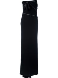 bow detail evening dress Versace