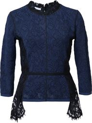 lace pullover top Oscar de la Renta