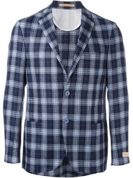 блейзер в клетку Corneliani