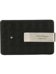 визитница с тисненым логотипом Salvatore Ferragamo