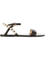 embellished flat sandals Anna Baiguera