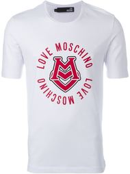logo print T-shirt    Love Moschino