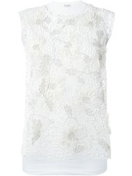 embellished tank top Brunello Cucinelli