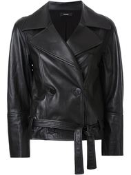 wide lapel cropped jacket Bassike