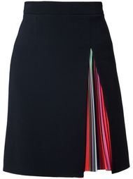 rainbow stripe pleated skirt Mary Katrantzou