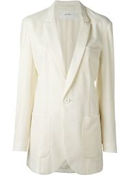 one button patch pocket blazer Julien David