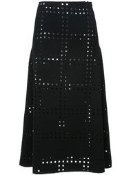 laser cut-out skirt Bassike