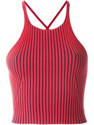 ribbed knit crop top  T By Alexander Wang
