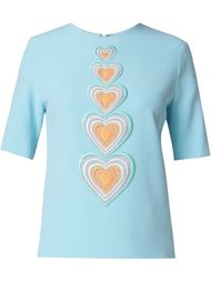 macrame heart blouse Christopher Kane
