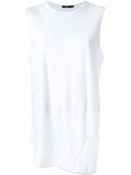 scoop hem tank top Bassike