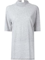 funnel neck T-shirt Bassike