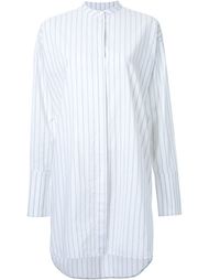 collar band striped shirt Bassike