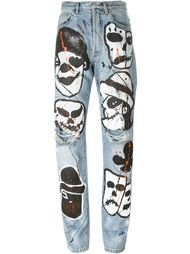 джинсы с рисунками Faith Connexion