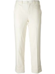 turn up hem cropped trousers Julien David