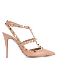 Leather Rockstud Sandals Valentino Garavani