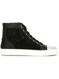 Swarovski embellished hi-tops Louis Leeman