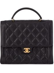 quilted CC logo tote Chanel Vintage