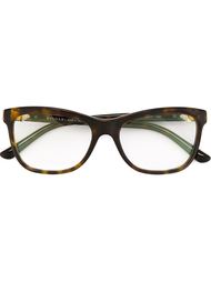 rectangular frame glasses Bulgari