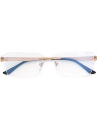 rectangular frame glasses Bulgari