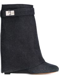 'Shark Lock' denim boots Givenchy