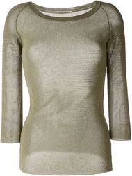 sheer knitted top Ermanno Scervino