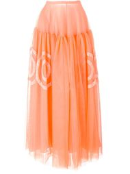 tulle long skirt Rochas