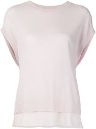 layered hem knit top Vince
