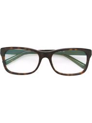rectangular frame glasses Bulgari