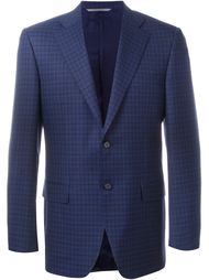 checked blazer Canali