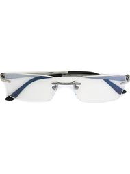rectangular frame glasses Bulgari