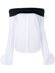 Off-Shoulder Long Sleeve Top Jacquemus