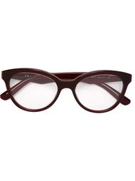 round frame glasses Prada