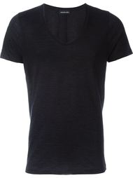scoop neck fitted T-shirt Exemplaire