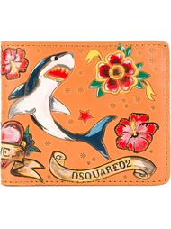 tattoo style print wallet Dsquared2