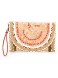 straw clutch Anya Hindmarch