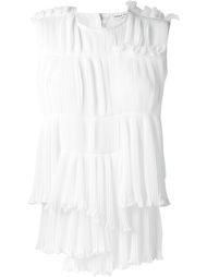 pleated sleeveless top Sonia Rykiel