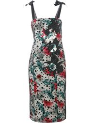 leaf print pencil dress Antonio Marras