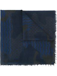 patchwork print scarf Neil Barrett
