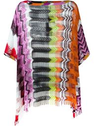 полосатый полупрозрачный кафтан Missoni