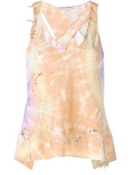 Tie Dye Silk Tank Top Paco Rabanne