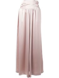 high waist satin effect palazzo pants Natasha Zinko