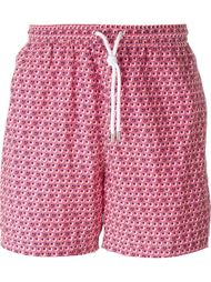 circle print swim shorts Kiton