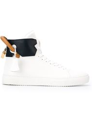 tricolour padlock sneakers Buscemi