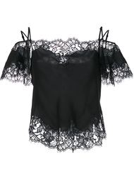 Sleeveless Silk Lace Top Givenchy
