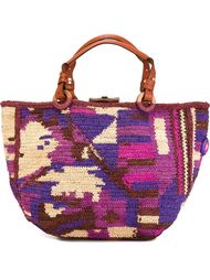 woven patchwork tote Jamin Puech