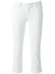 slit detail capri cropped trousers Guild Prime