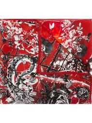 floral print scarf Roberto Cavalli