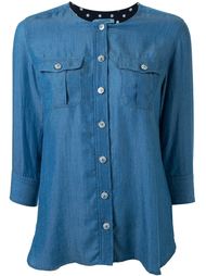 denim effect button down shirt Guild Prime