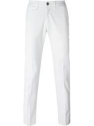 textured slim-fit trousers Re-Hash